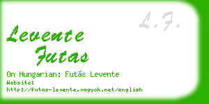 levente futas business card