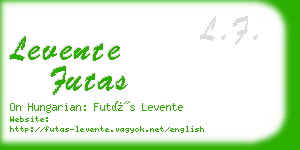 levente futas business card